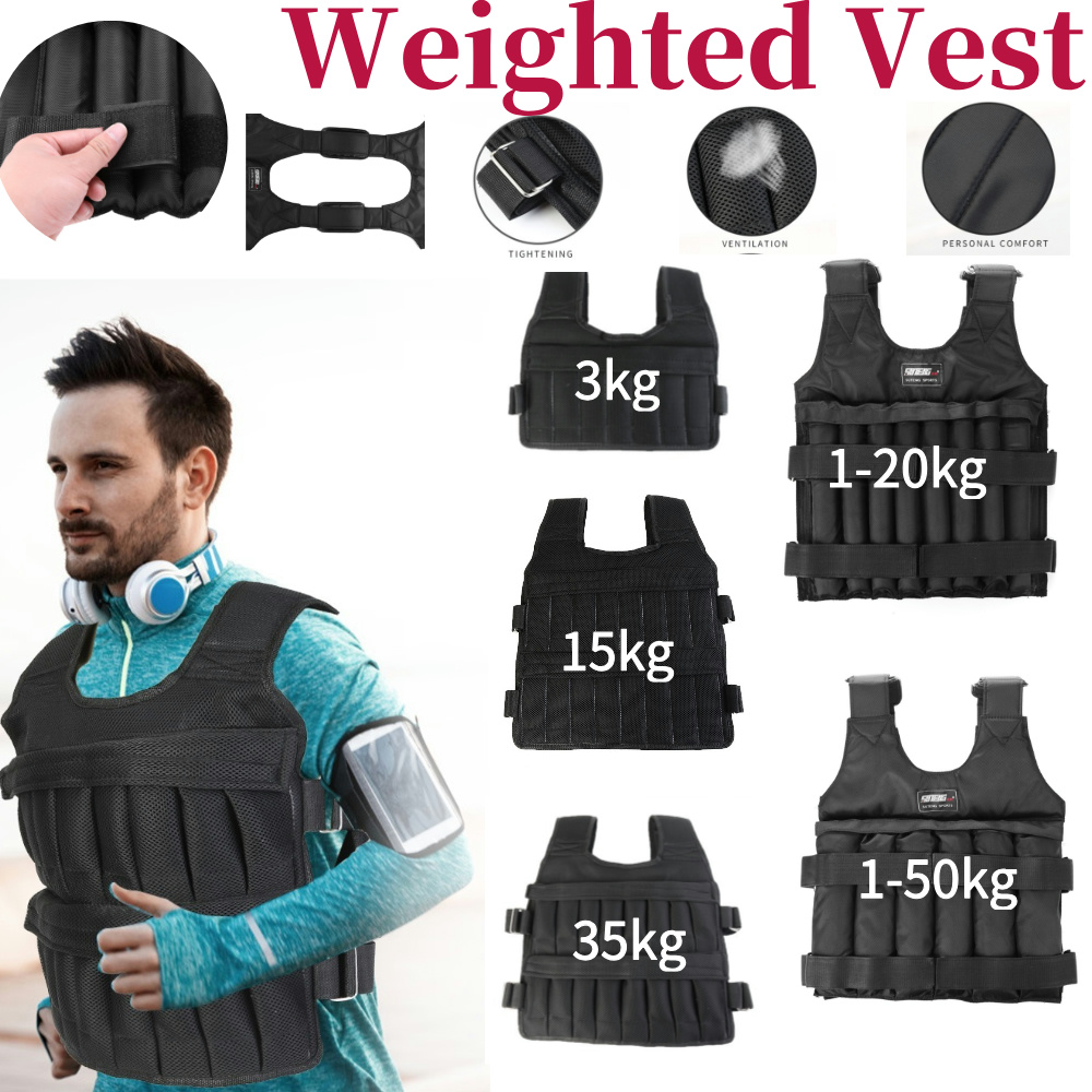 Crossfit Vest - سترة تدريب قابلة للتعديل بوزن 3/15/35