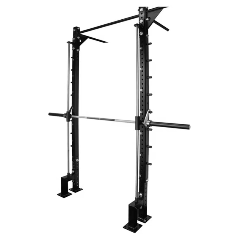 Crossfit Equipment - حامل سكوات فولاذي مثبت على الحائط،