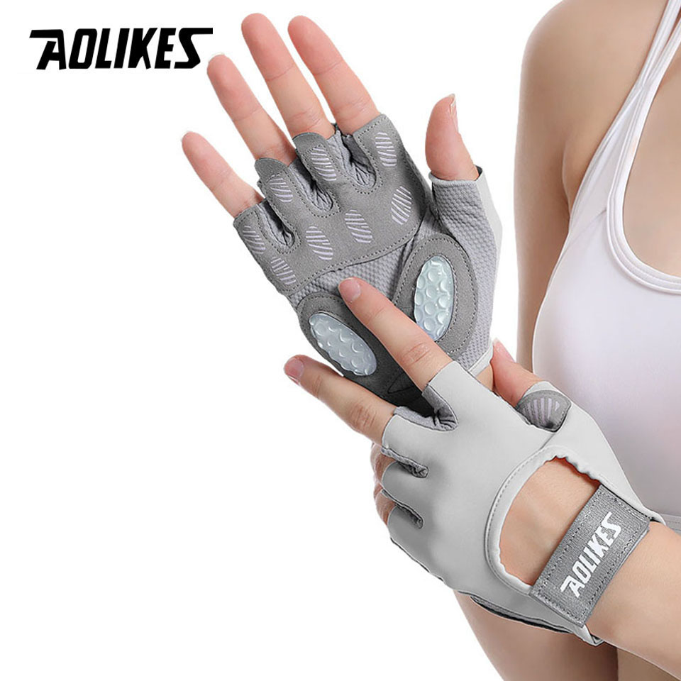 AOLIKES 1 زوج قفازات الصالة ال - مراجعة Crossfit Equipment وسعره